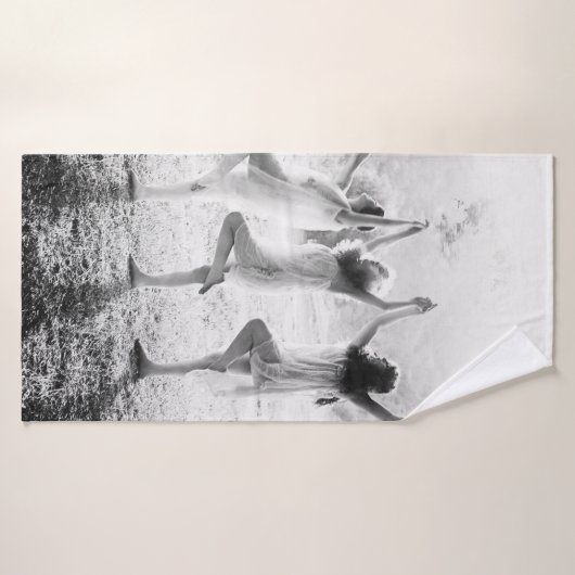 DREAMS-vrouw, pagan, spiritueel, dans, wil Badhanddoek (Badhanddoek)