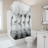 DREAMS-vrouw, pagan, spiritueel, dans, wil Douchegordijn (In situ)