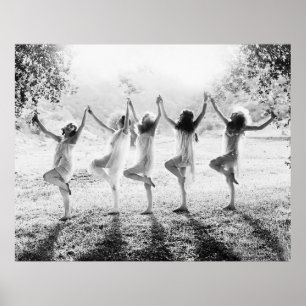 DREAMS-vrouw, pagan, spiritueel, dans, wil Poster