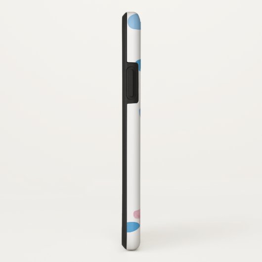 Dreams Waterverf Blue Polka Dots Case-Mate iPhone Case (Achterkant/rechts)