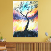 Dreams - Waterverf Canvas Afdruk (Insitu (Woonkamer))