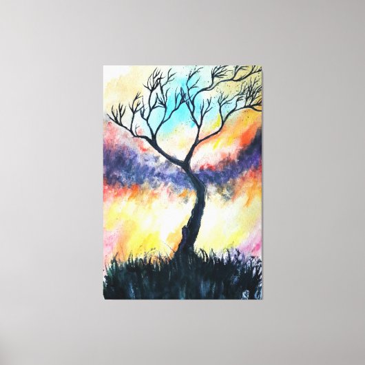 Dreams - Waterverf Canvas Afdruk (Voorkant)