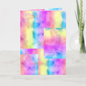 [Dreams Waterverf] Faded parelkleurstof vlinder Kaart (Voorkant)