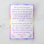 [Dreams Waterverf] Soft Pastel Colors Butterfly Kaart (Binnen)