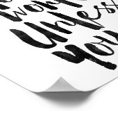 Dreams werken alleen als je dat doet poster (Hoek)