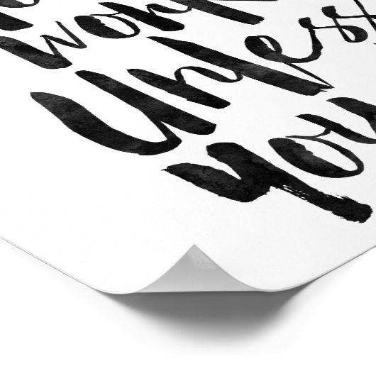 Dreams werken alleen als je dat doet poster (Hoek)