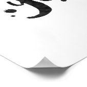 Dreams werken niet tenzij - Inspirerend Poster (Hoek)