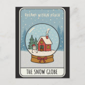 Dreams Within Reach Snow Globe Christmas Feestdagenkaart (Voorkant)