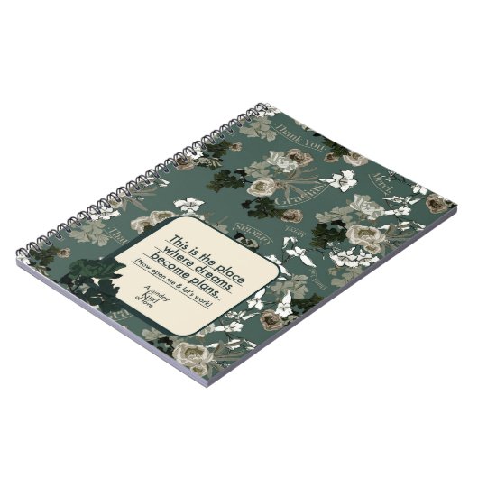 Dreams worden plannen notitieboek (Linkerzijde)