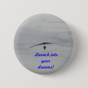 Dreams worden werkelijkheid ronde button 5,7 cm