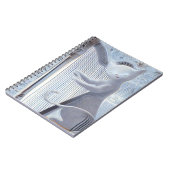 Dreamscape Cat Harp – Notebook Notitieboek (Linkerzijde)