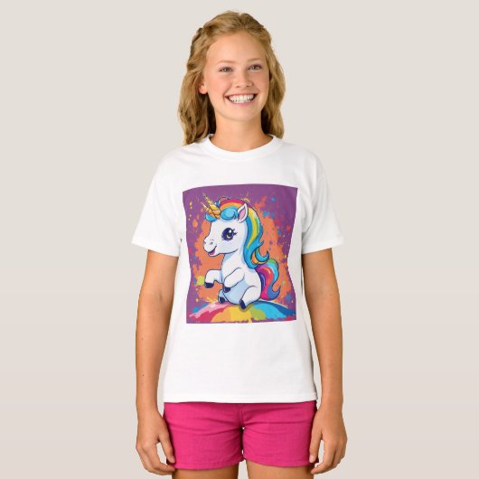 Dreamscape Eenhoorn T-shirt (Voorkant volledig)