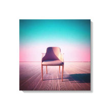 Dreamscape Elegance: Hedendaagse stoel in Gradien