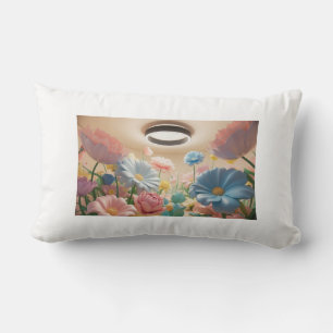 Dreamscape Garden: betoverde oversized bloemen Kussen