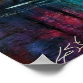 Dreamscape Grove Colorful Trees at Dusk Poster (Hoek)