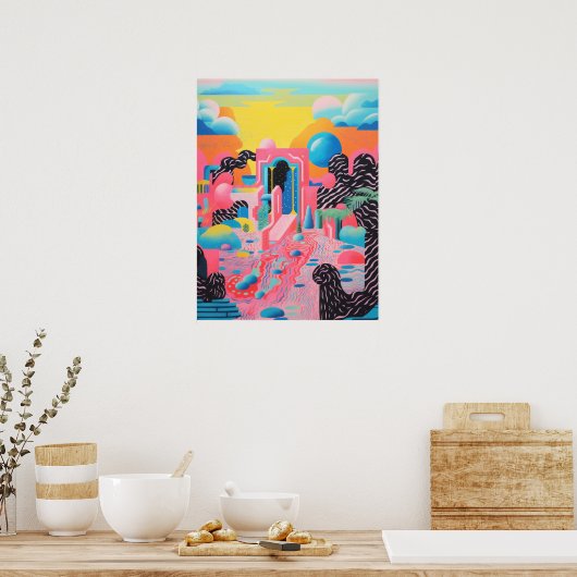 Dreamscape Harmony Poster (Keuken)