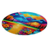 Dreamscape Horizon Painting Snijplank (Hoek)