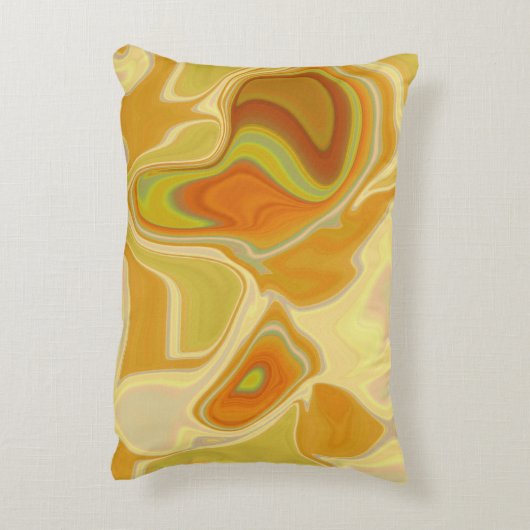 Dreamscape in Gold Accent Kussen (Achterkant (Verticaal))