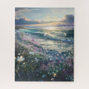 Dreamscape Meadow: Wildflowers bij de Ocean Puzzle Legpuzzel