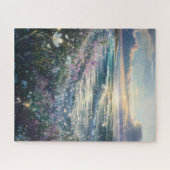 Dreamscape Meadow: Wildflowers bij de Ocean Puzzle Legpuzzel (Horizontaal)