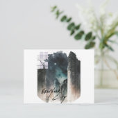 Dreamscape New York, Painted City Lights Briefkaart (Staand voorkant)