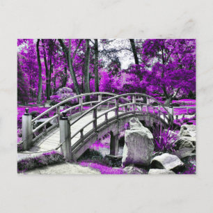 Dreamscape Paarse Bos Briefkaart