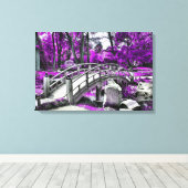 Dreamscape Paarse Bos Canvas Afdruk (Insitu (Houten vloer))