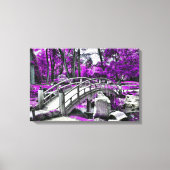 Dreamscape Paarse Bos Canvas Afdruk (Voorkant)