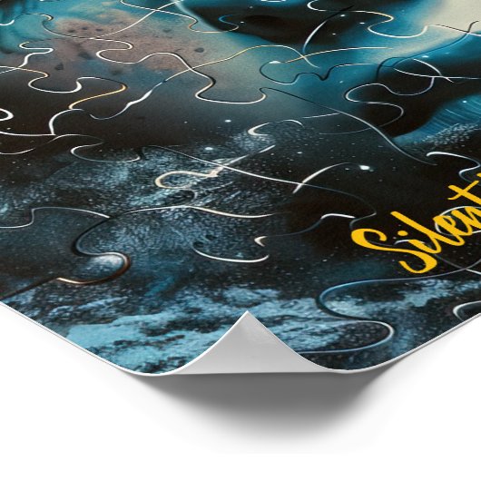 Dreamscape-reflectiepuzzel Poster (Hoek)