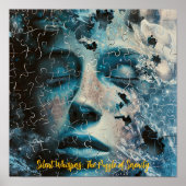 Dreamscape-reflectiepuzzel Poster (Voorkant)