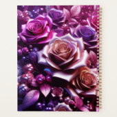 Dreamscape Rozen Lichtgevende Bloemen Typografie Planner (Achterkant)