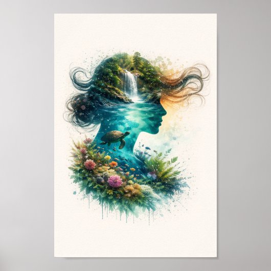 Dreamscape Silhouette Serie Poster (Voorkant)