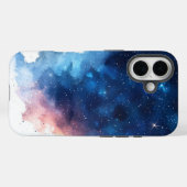 Dreamscape Waterverf Galaxy Phone Case (Achterkant (horizontaal))