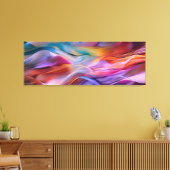 "Dreamscape Waves" Hedendaagse Abstracte kunst Canvas Afdruk (Insitu (Woonkamer))