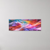 "Dreamscape Waves" Hedendaagse Abstracte kunst Canvas Afdruk (Voorkant)