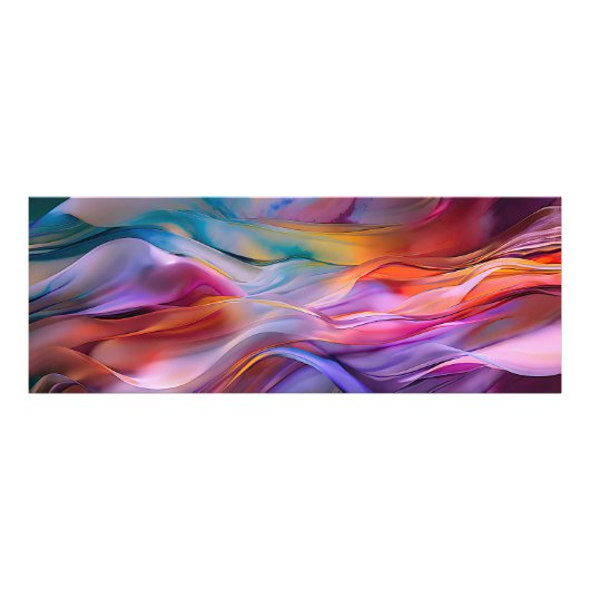 "Dreamscape Waves" Hedendaagse Abstracte Kunst Foto Afdruk (Voorkant)