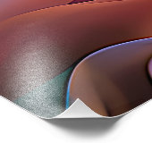 "Dreamscape Waves" Hedendaagse Abstracte Kunst Foto Afdruk (Hoek)
