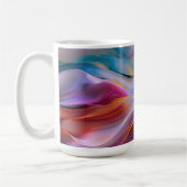 "Dreamscape Waves" Hedendaagse Abstracte kunst Koffiemok (Links)