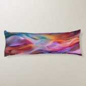 "Dreamscape Waves" Hedendaagse Abstracte Kunst Lichaamskussen (Achterkant)