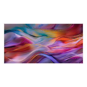 "Dreamscape Waves" Hedendaagse Abstracte kunst Perfect Poster