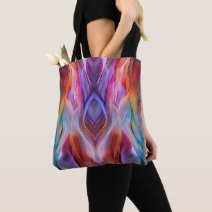 "Dreamscape Waves" Hedendaagse Abstracte Kunst Tote Bag