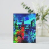 Dreamscapes van Urban Nights Chromatische Symfonie Briefkaart (Staand voorkant)