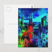 Dreamscapes van Urban Nights Chromatische Symfonie Briefkaart (Voorkant / Achterkant)