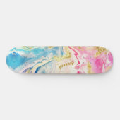 Dreamsicle Swirl gepersonaliseerd Persoonlijk Skateboard (Horizontaal)