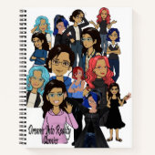 DreamsIntoRealityComics Ashlyn Tempest Hoesje Art Notitieboek (Voorkant)