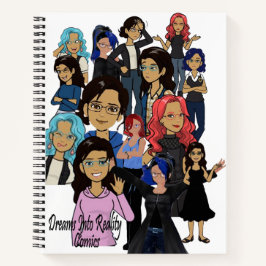 DreamsIntoRealityComics Ashlyn Tempest Hoesje Art Notitieboek