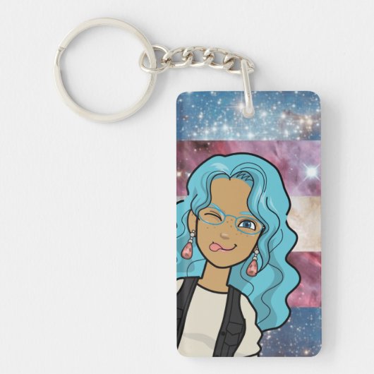 DreamsIntoRealityComics Ashlyn Tempest Hoesje Art Sleutelhanger (Voorkant)