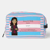 DreamsIntoRealityComics Ashlyn Tempest Hoesje Art Toilettasje (Achterkant)