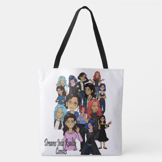 DreamsIntoRealityComics Ashlyn Tempest Hoesje Art Tote Bag (Voorkant)