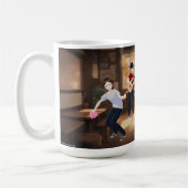 DreamsIntoRealityComics De bar Hoesje kunst Koffiemok (Links)